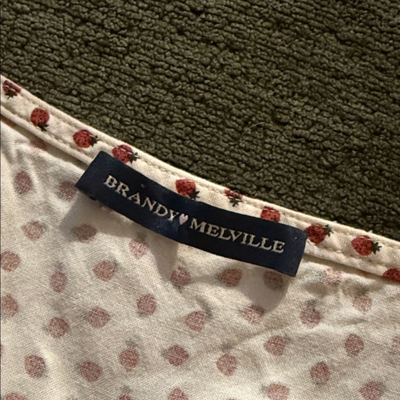 Brandy Melville Arianna Strawberry Dress - Picture 4 of 6